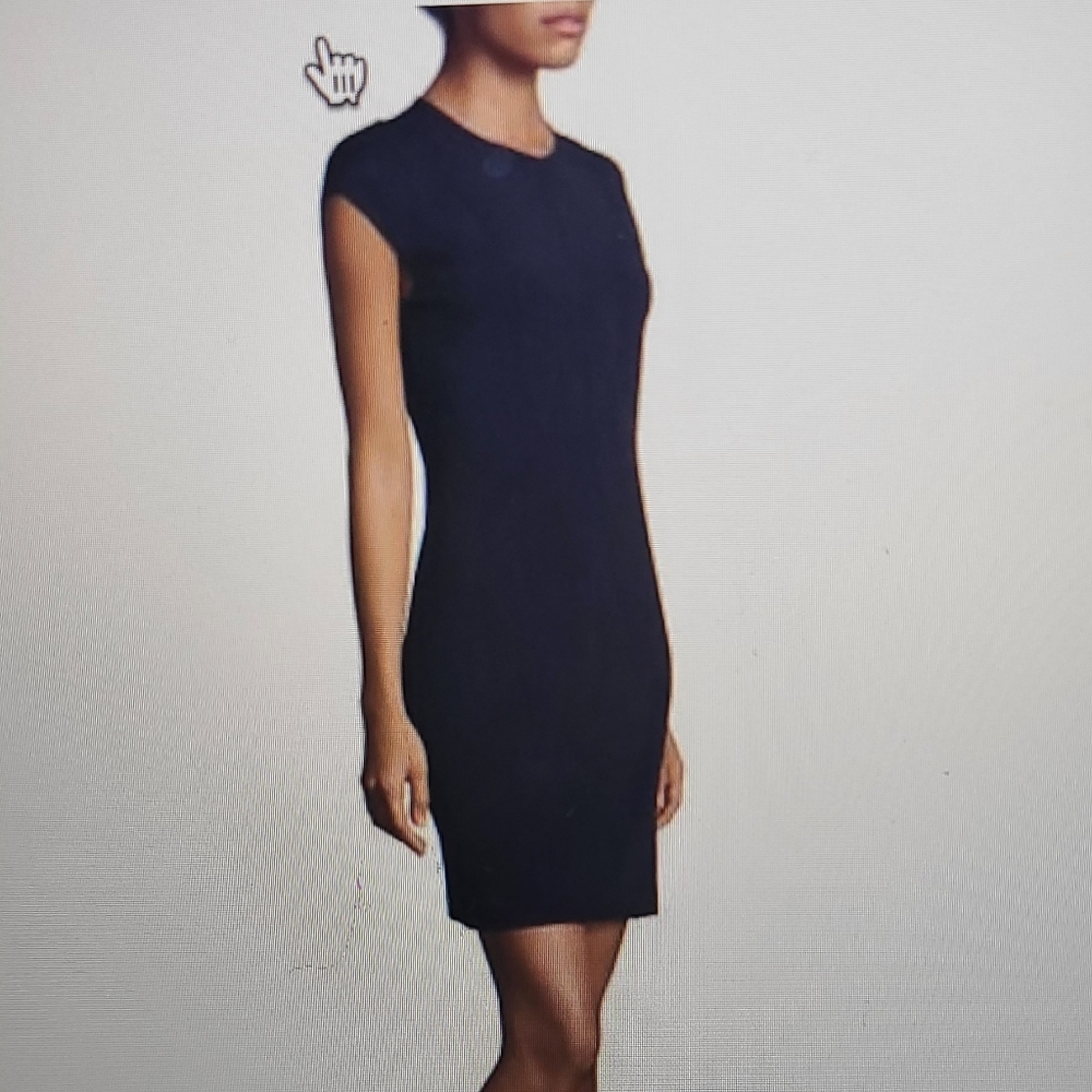 New Theory Onine Oxford Shift Dress